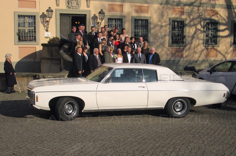 Hochzeitsfahrt im 1969 Chevrolet Caprice